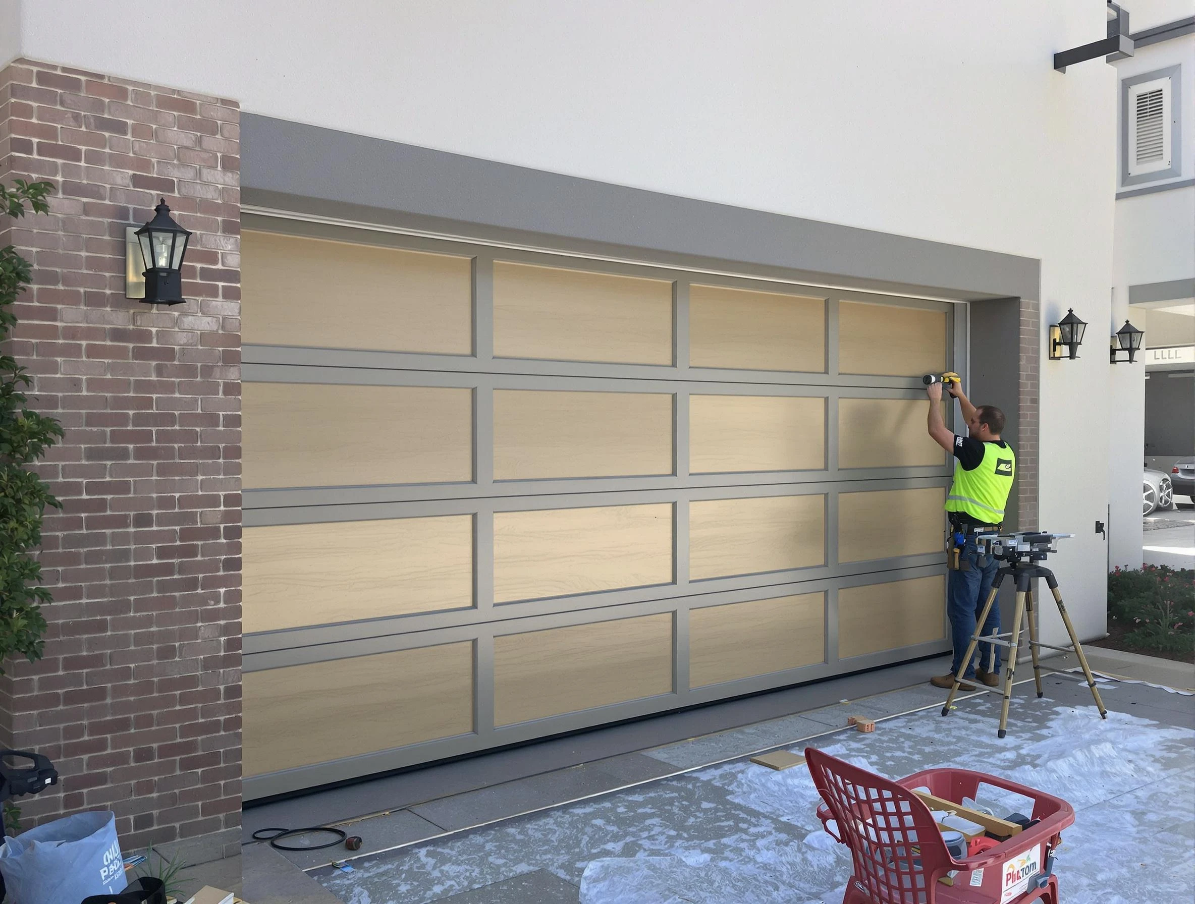 Garage door replacement service by Geneva Garage Door Repair in Geneva