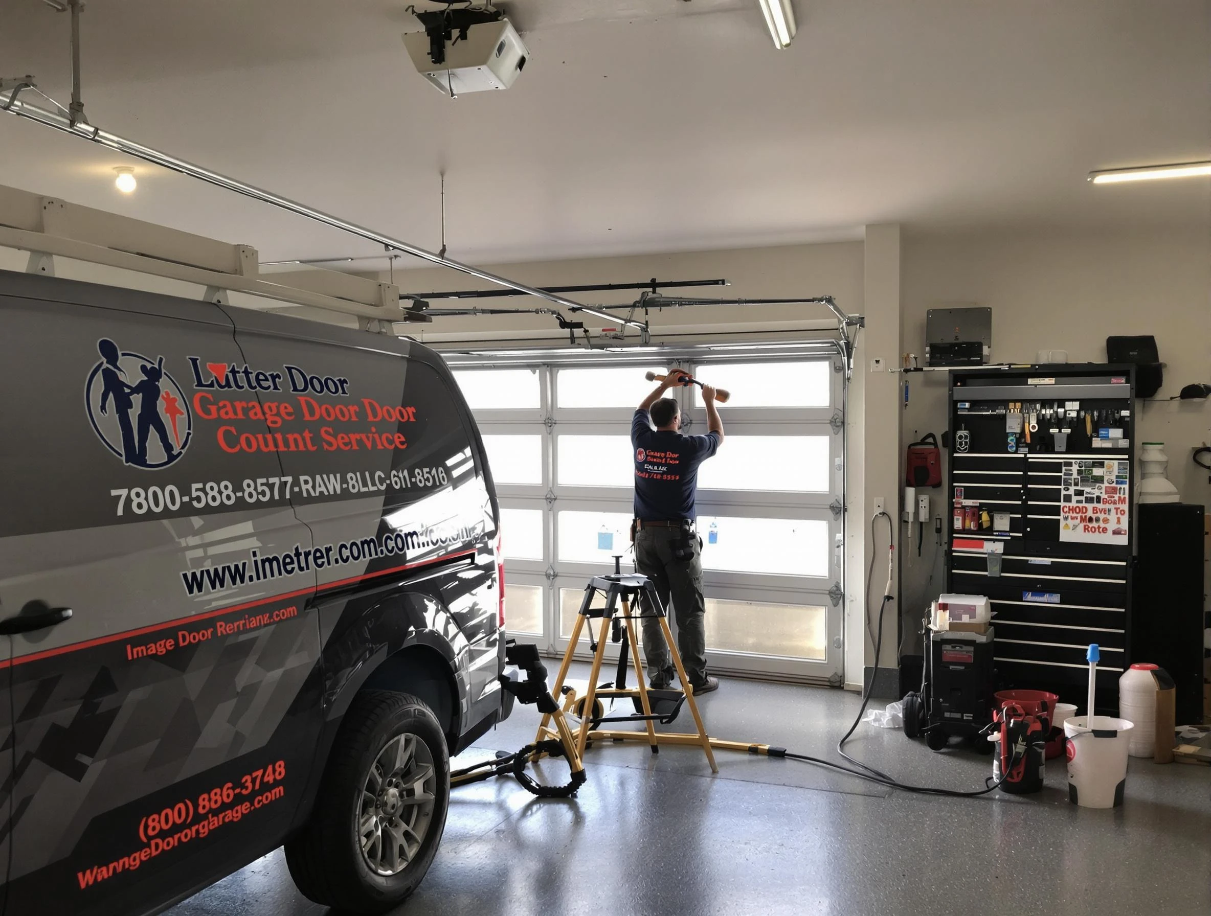 Geneva Garage Door Repair rapid response team performing same-day repair in Geneva
